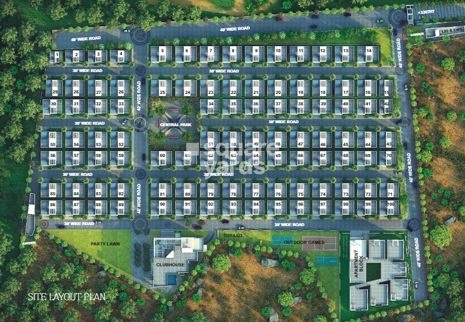 My Place Green Castle Villas Master Plan 1