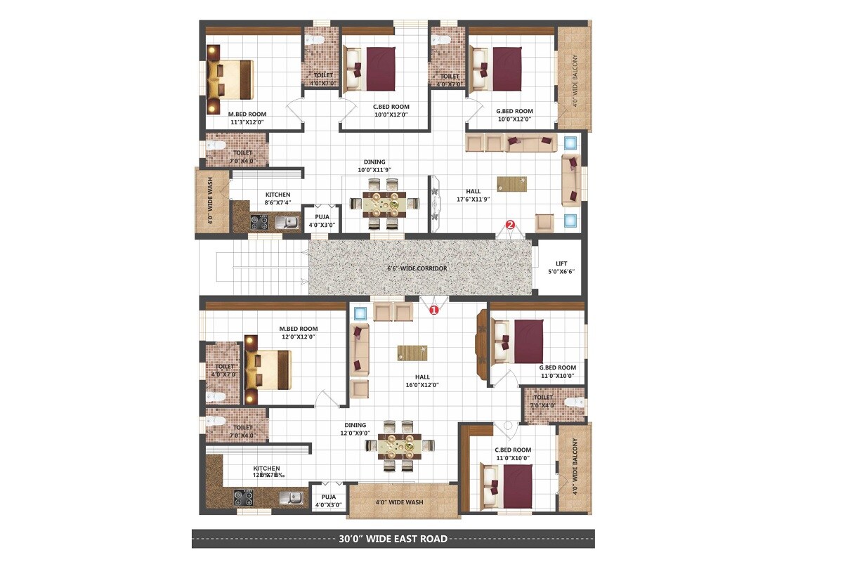 Myna Enclave Floor Plans