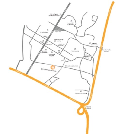 Myscape Courtyard Location Image