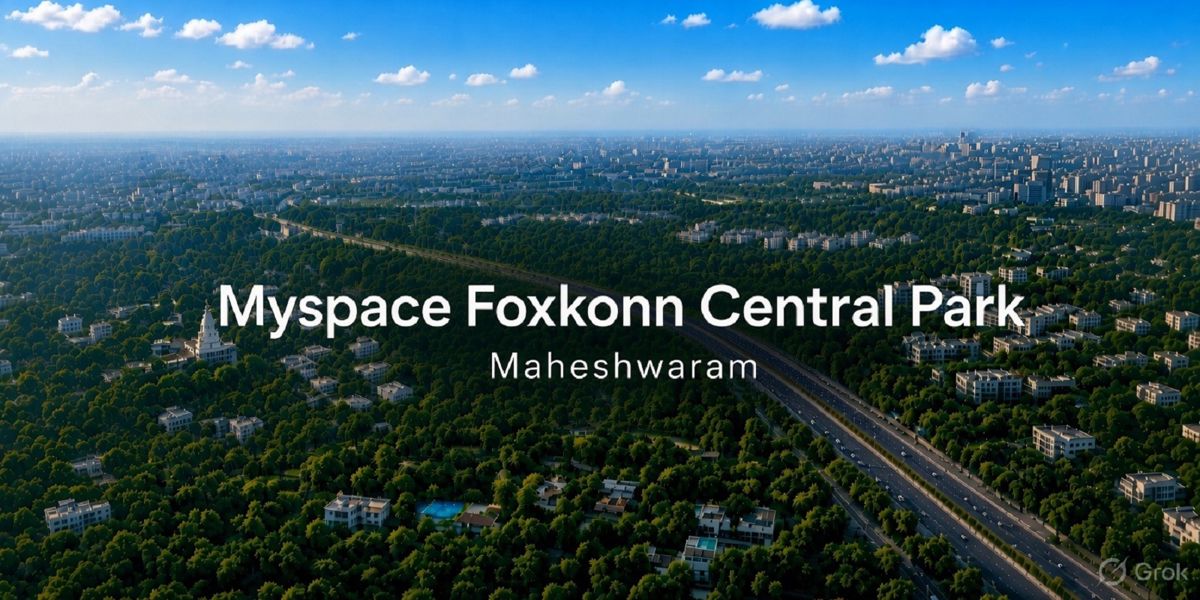Myspace Foxkonn Central Park residential project in Maheshwaram