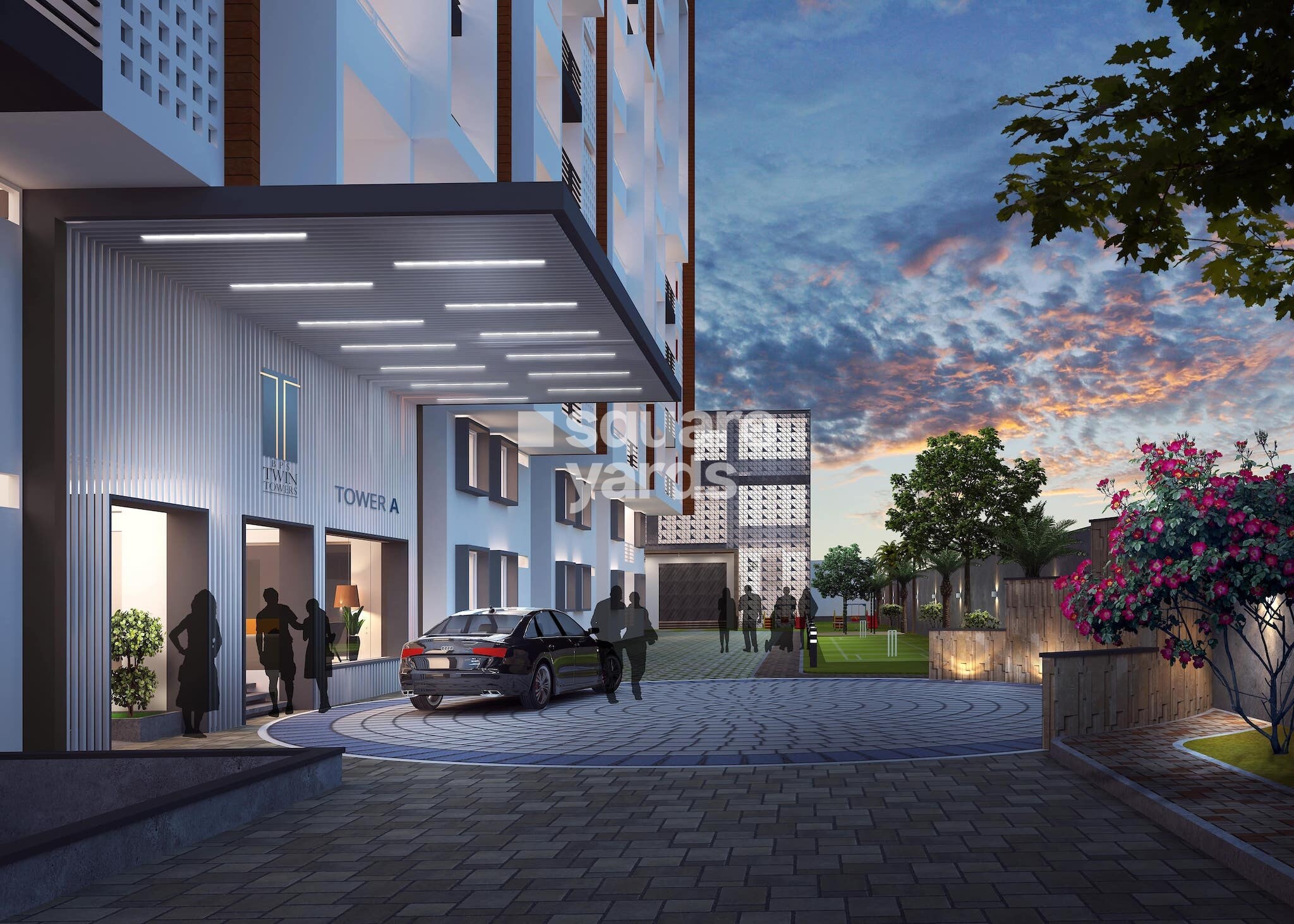 Namishree BPS Twin Towers Entrance View