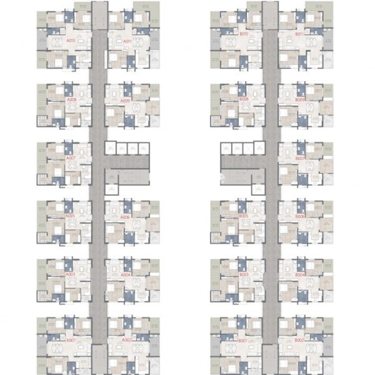 Namishree BPS Twin Towers Floor Plans
