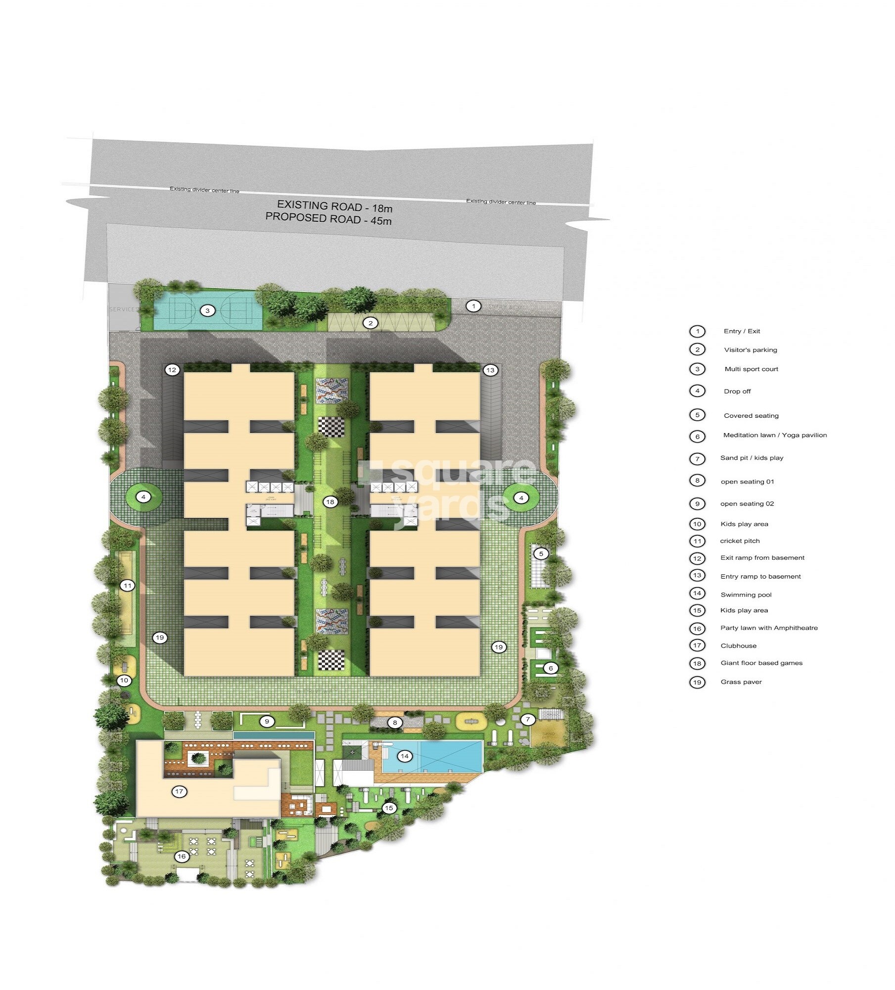 Namishree BPS Twin Towers Master Plan Image