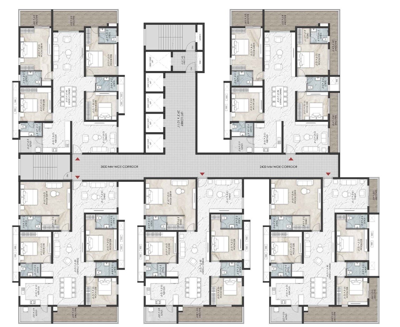 Namishree Vrindavan Floor Plans 1