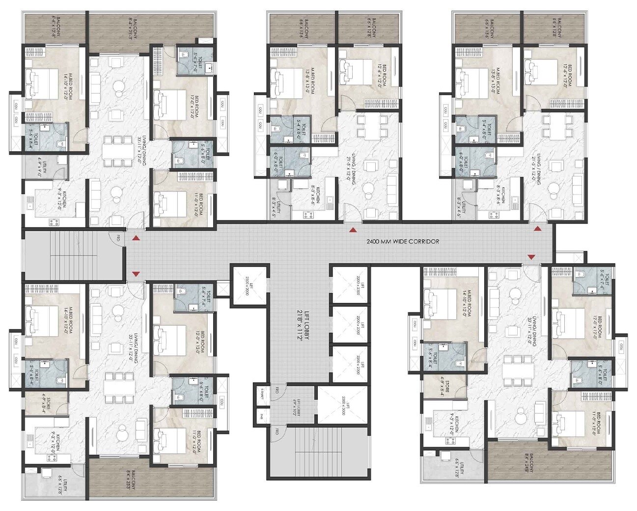 Namishree Vrindavan Floor Plans 2