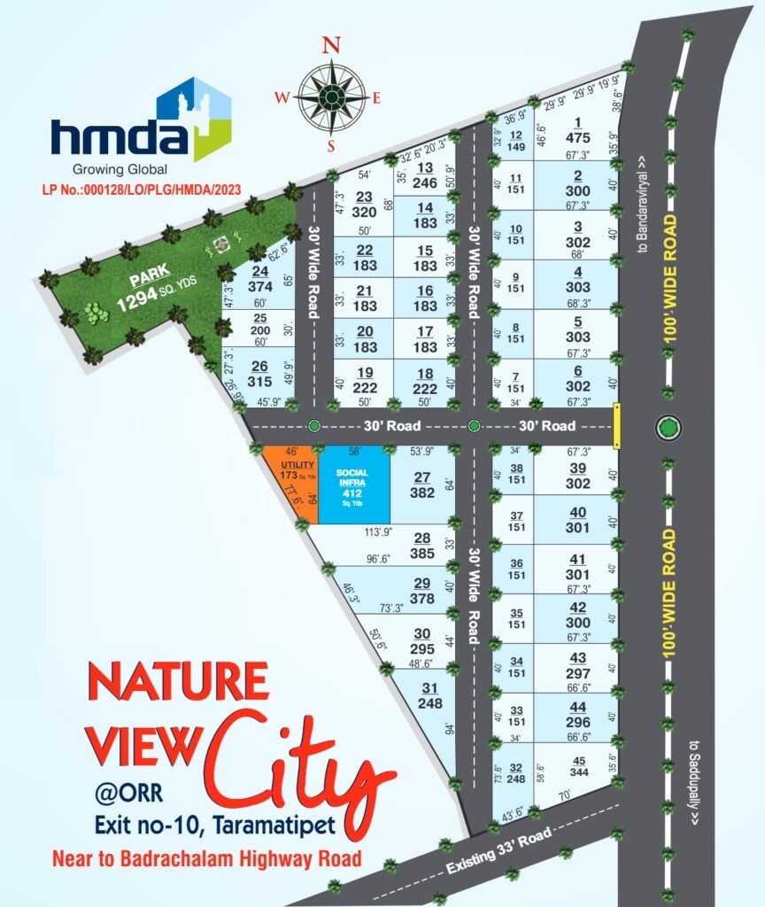 Nature View Hyderabad Master Plan Image