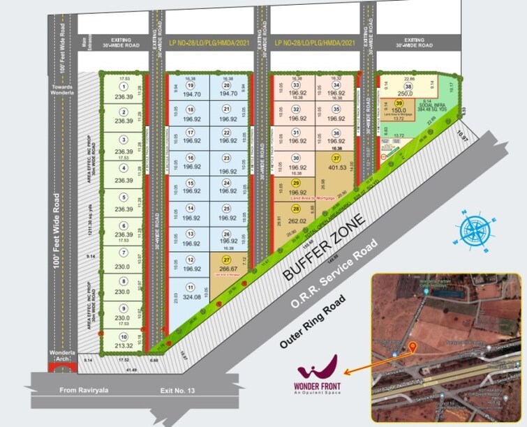 Navabhoomi Wonder Front Master Plan Image