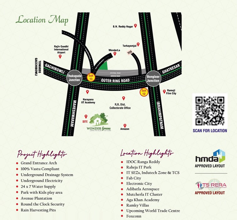 Navabhoomi Wonder Greens Location Image