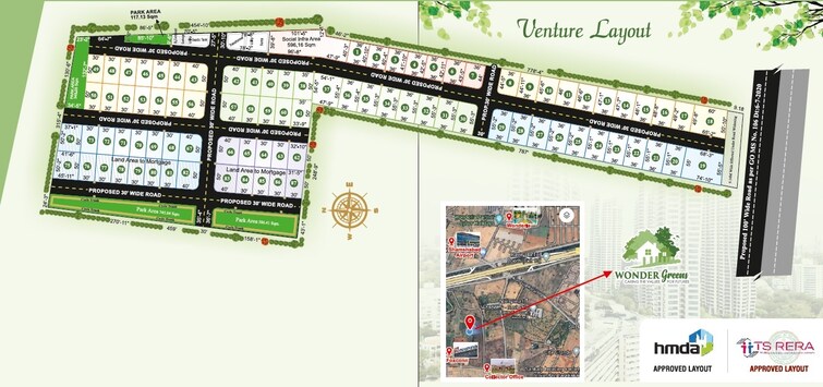 Navabhoomi Wonder Greens Master Plan Image