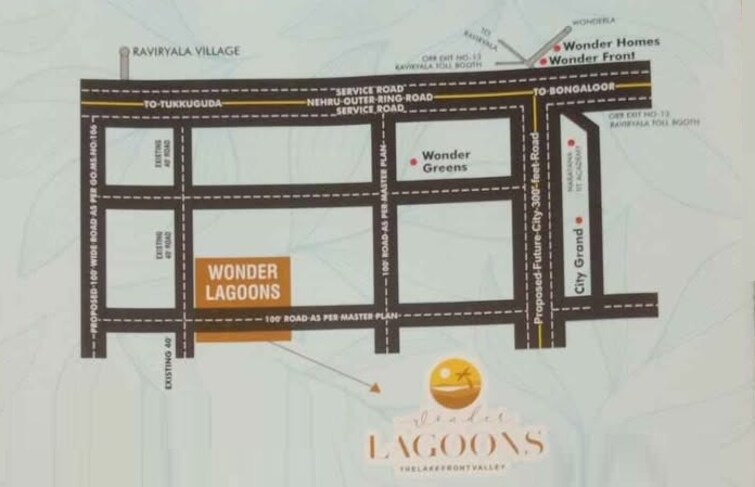 Navabhoomi Wonder Lagoons Location Image