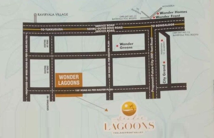 Navabhoomi Wonder Lagoons Location Image
