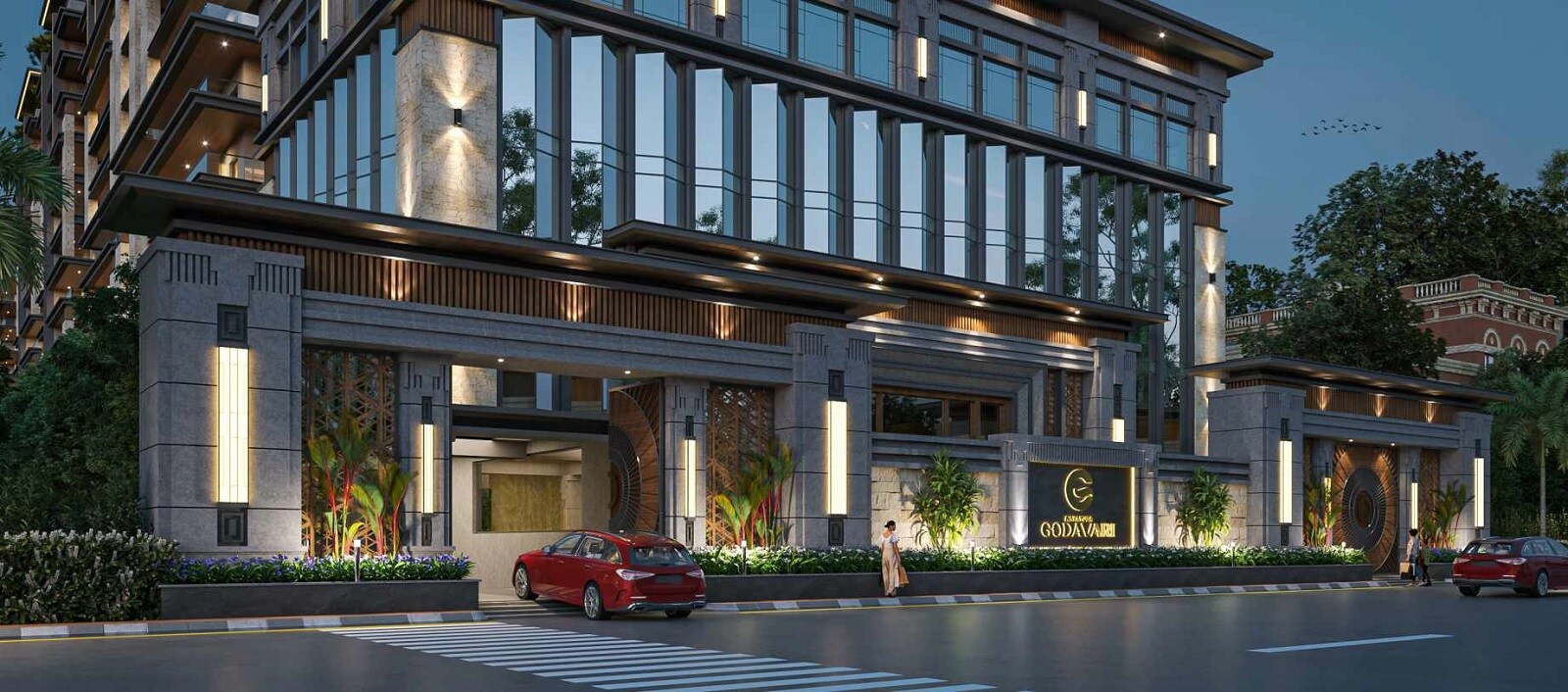 Navayuga Godavari Entrance View