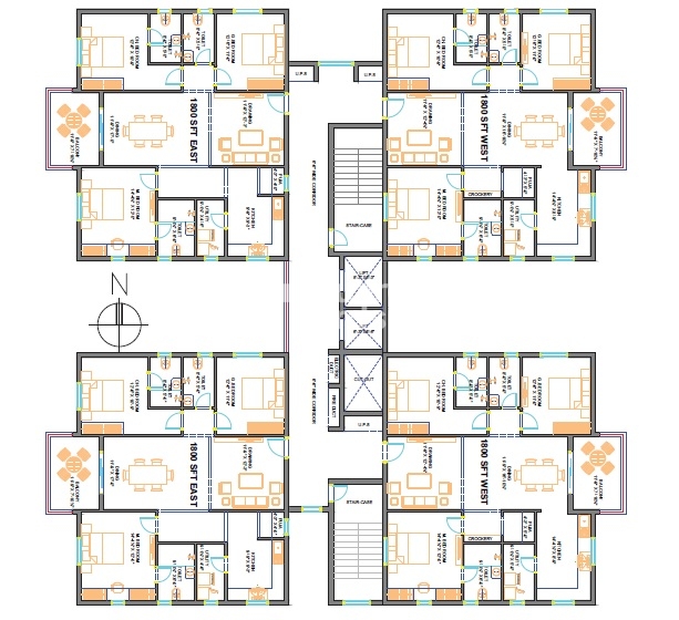 NCC Cyber Urbania in Tellapur, Hyderabad @ 1.08 Cr - Floor Plans ...