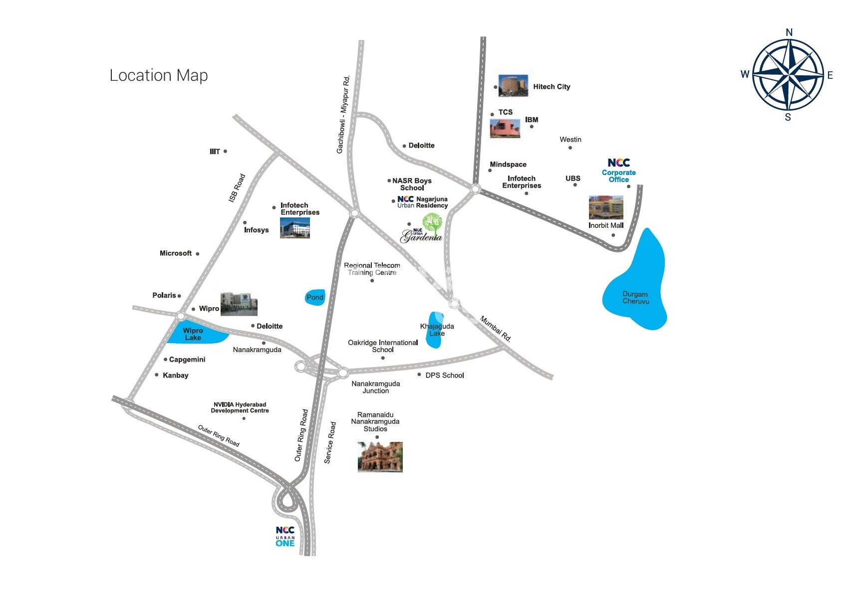 NCC Urban Gardenia Location Image