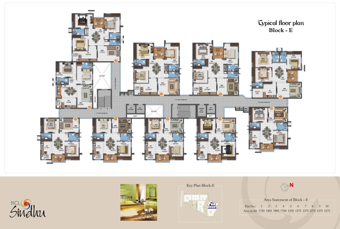 NCL Sindhu Floor Plans