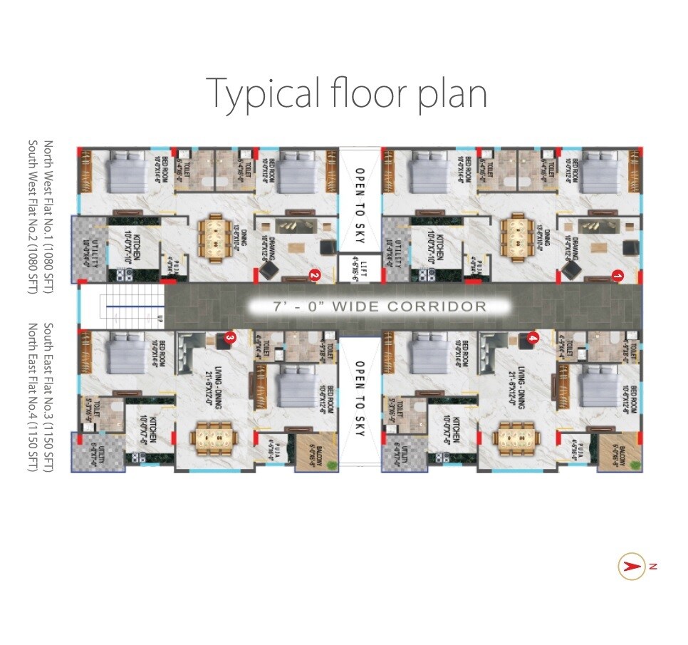 Nestcon Aster Floor Plans