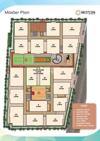 Nestcons Chintala Residency Master Plan 1
