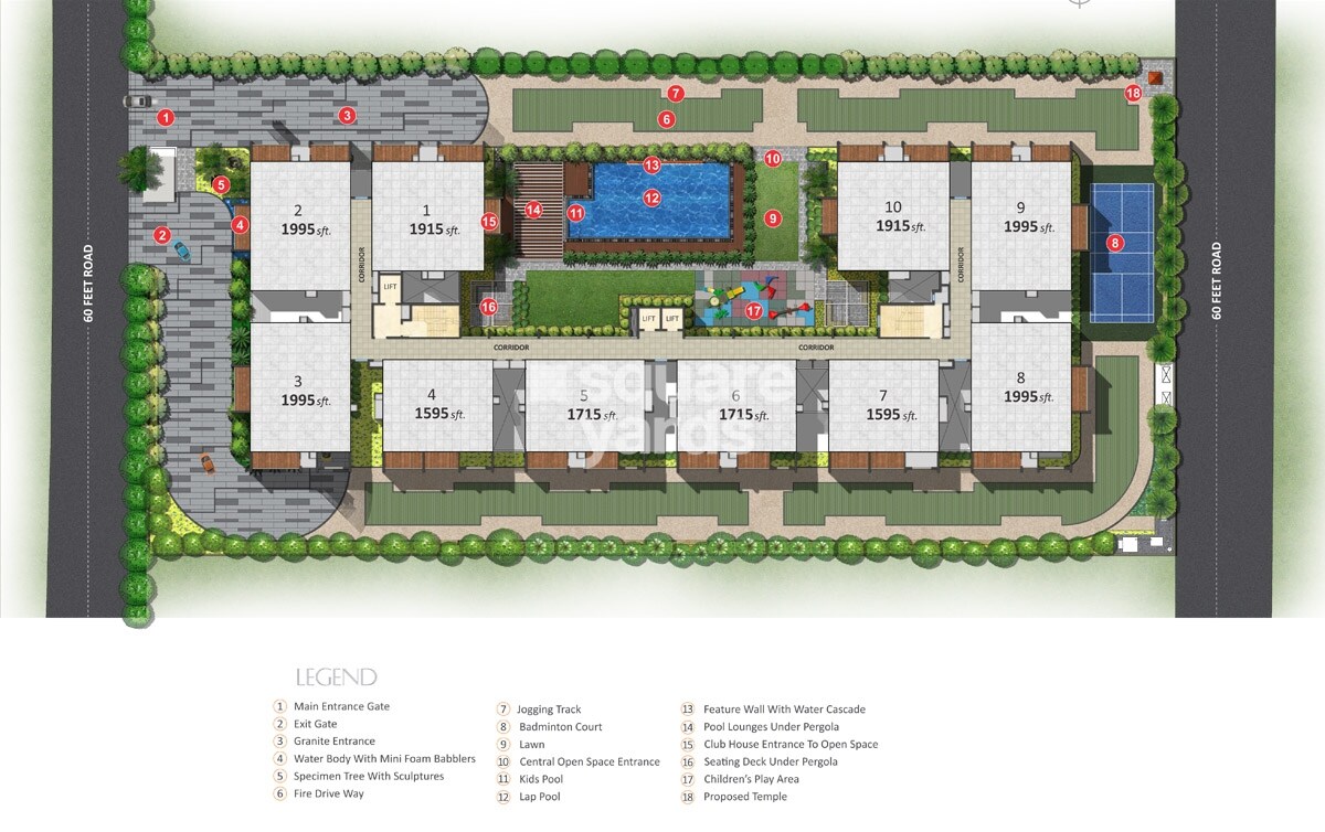Niharika Landmark Master Plan 1