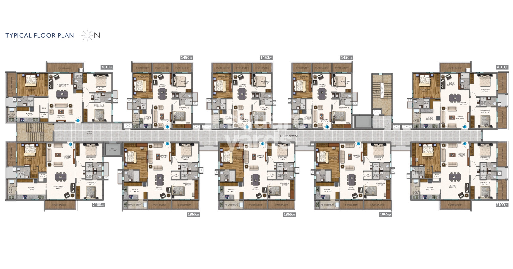 Niharika Lakefront Floor Plans