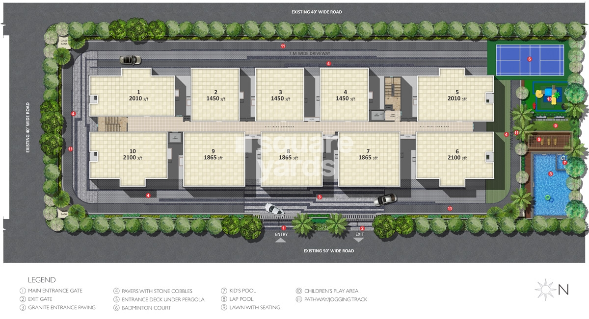 Niharika Lakefront Master Plan Image