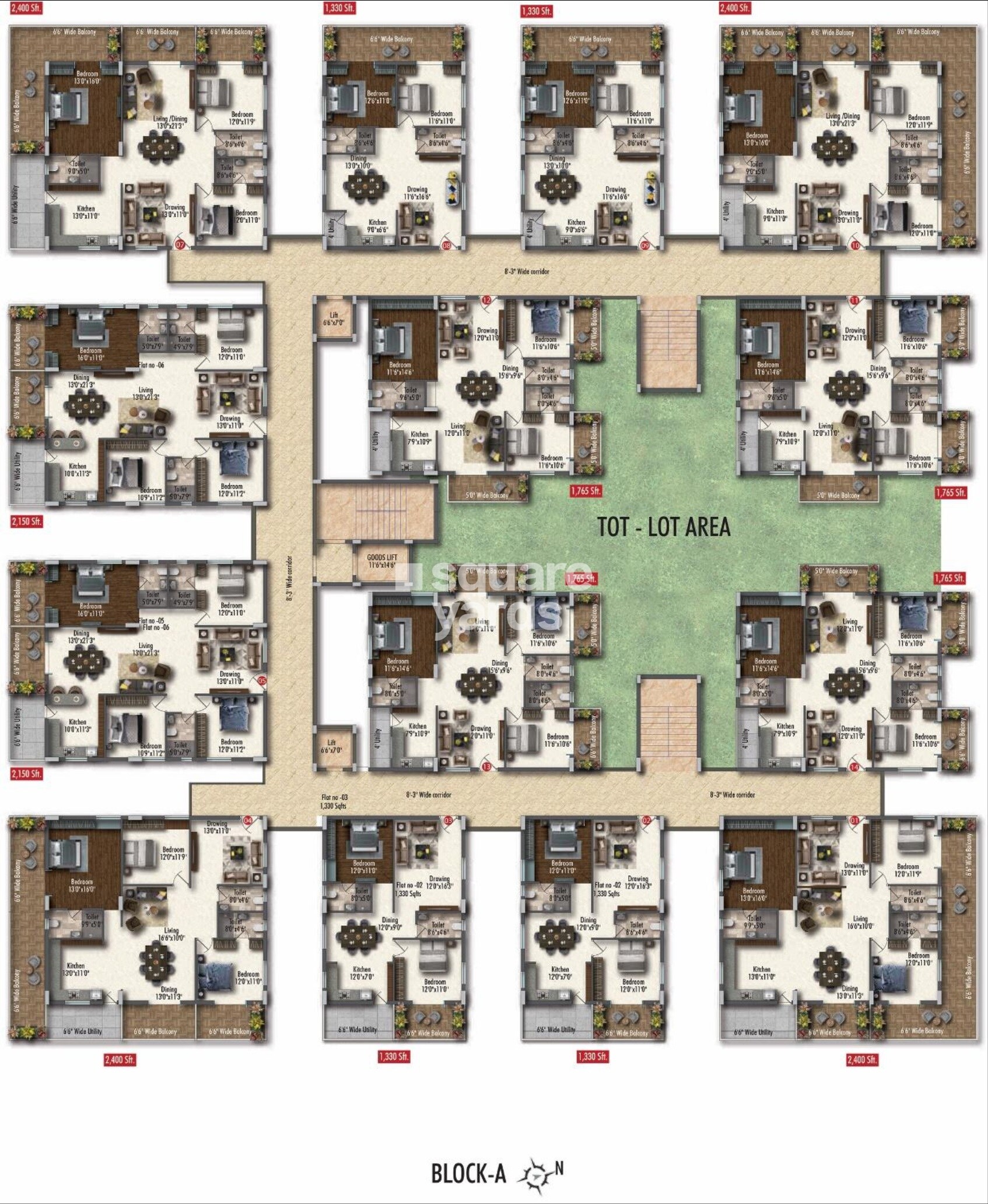 Nikhila Royal Pavilion Floor Plans 1