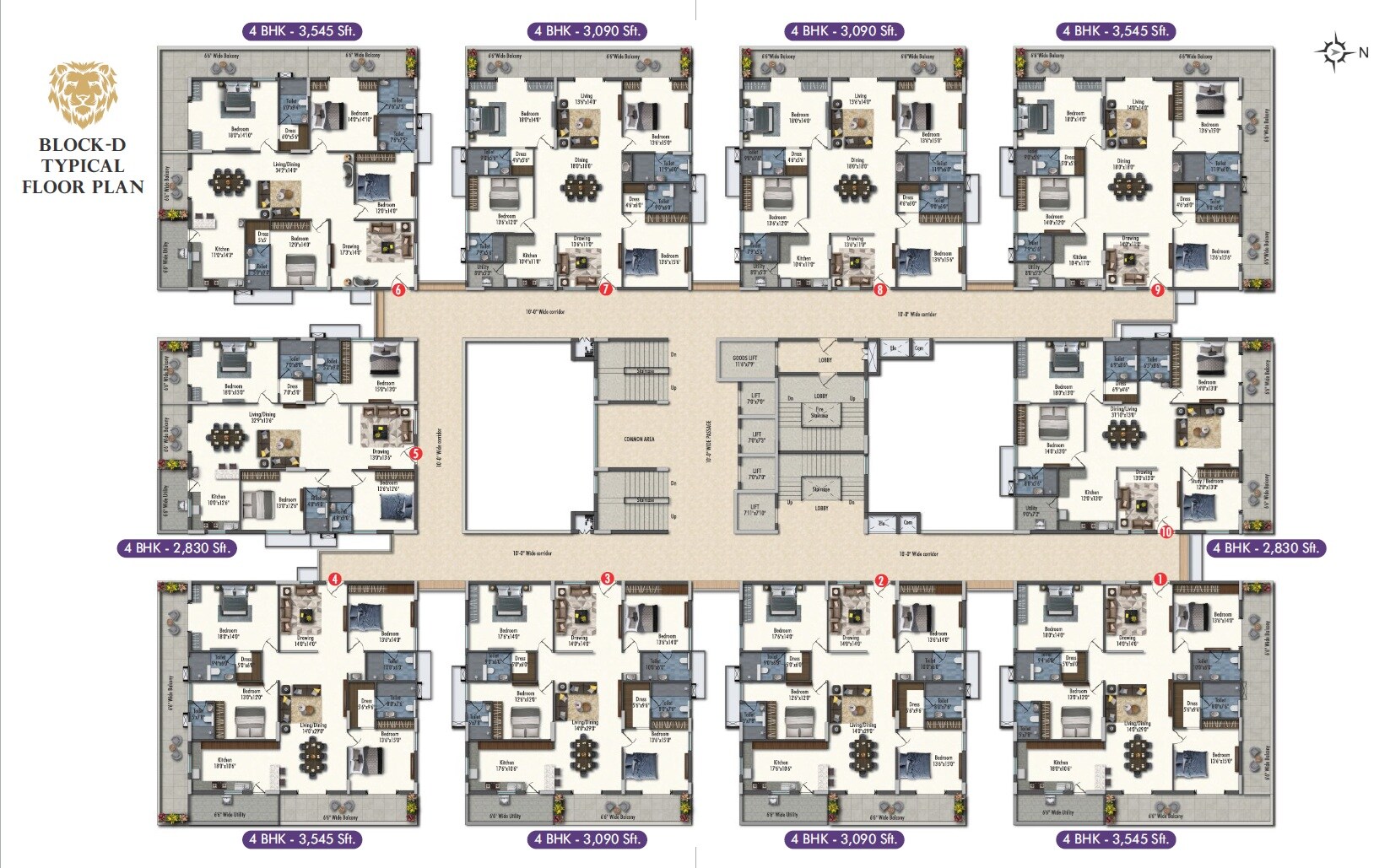 Nikhila Royal Pavilion Floor Plans 4
