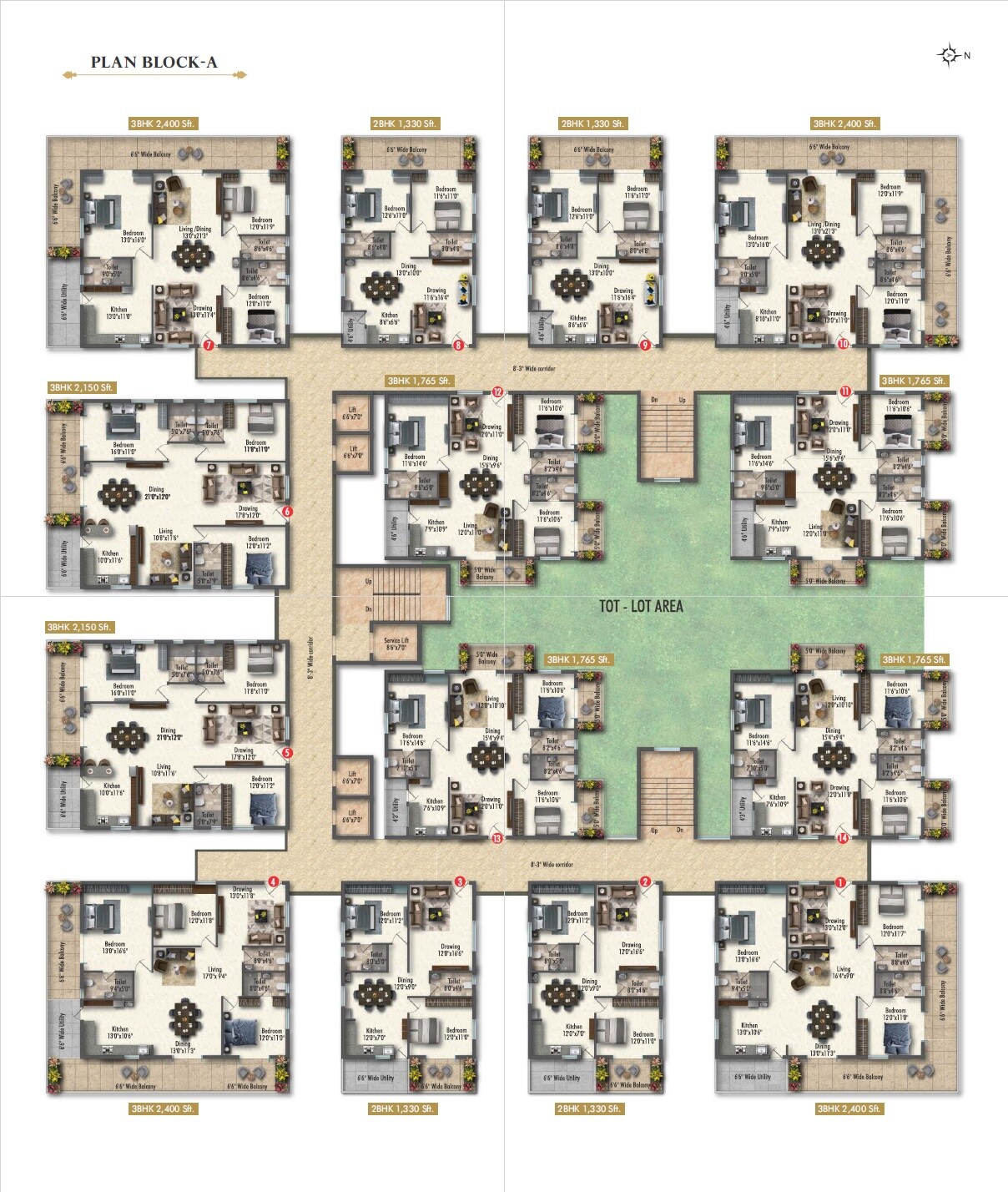 Nikhila Royal Pavilion Floor Plans 2