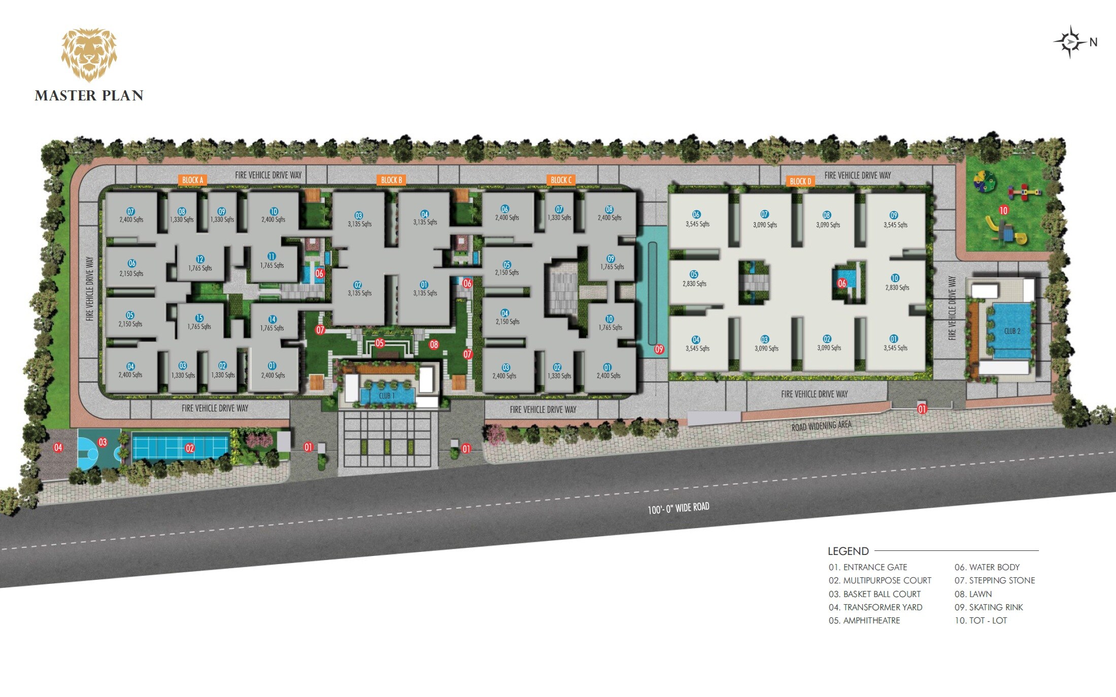Nikhila Royal Pavilion Master Plan Image