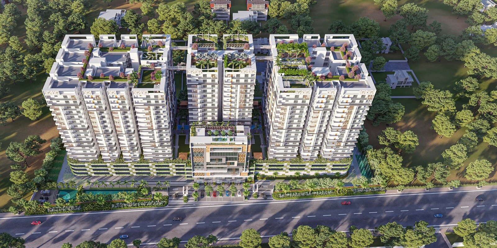 Nikhila Royal Pavilion Tower View 2