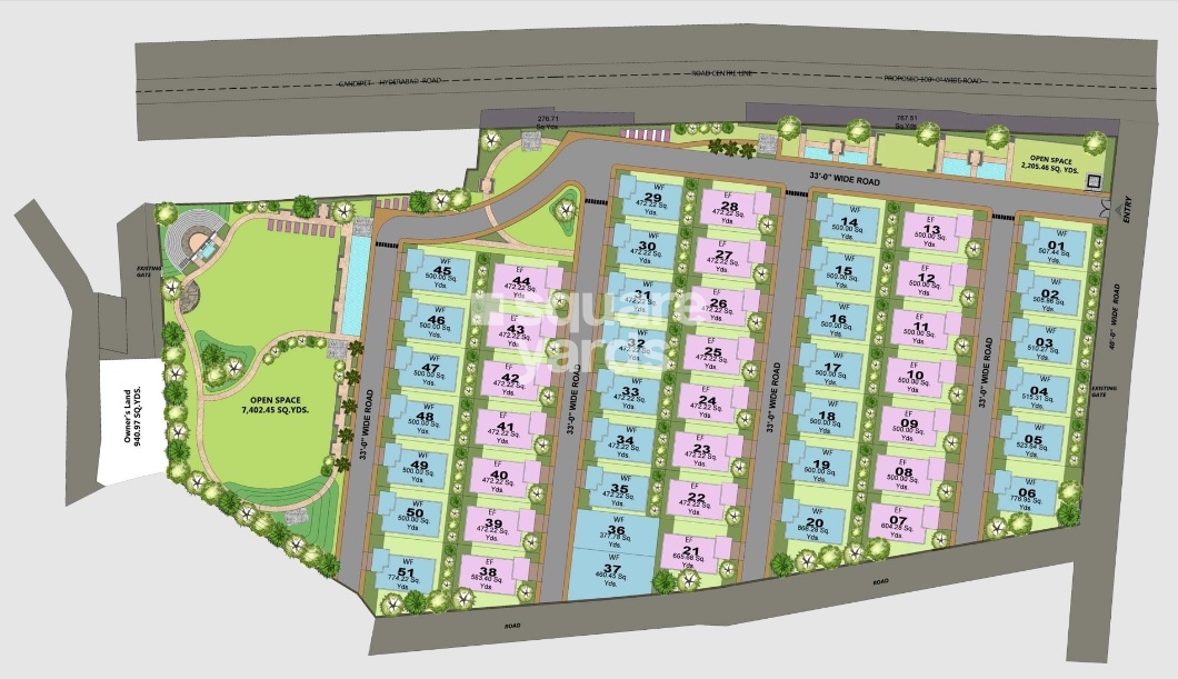 NK Urban Villas Master Plan Image