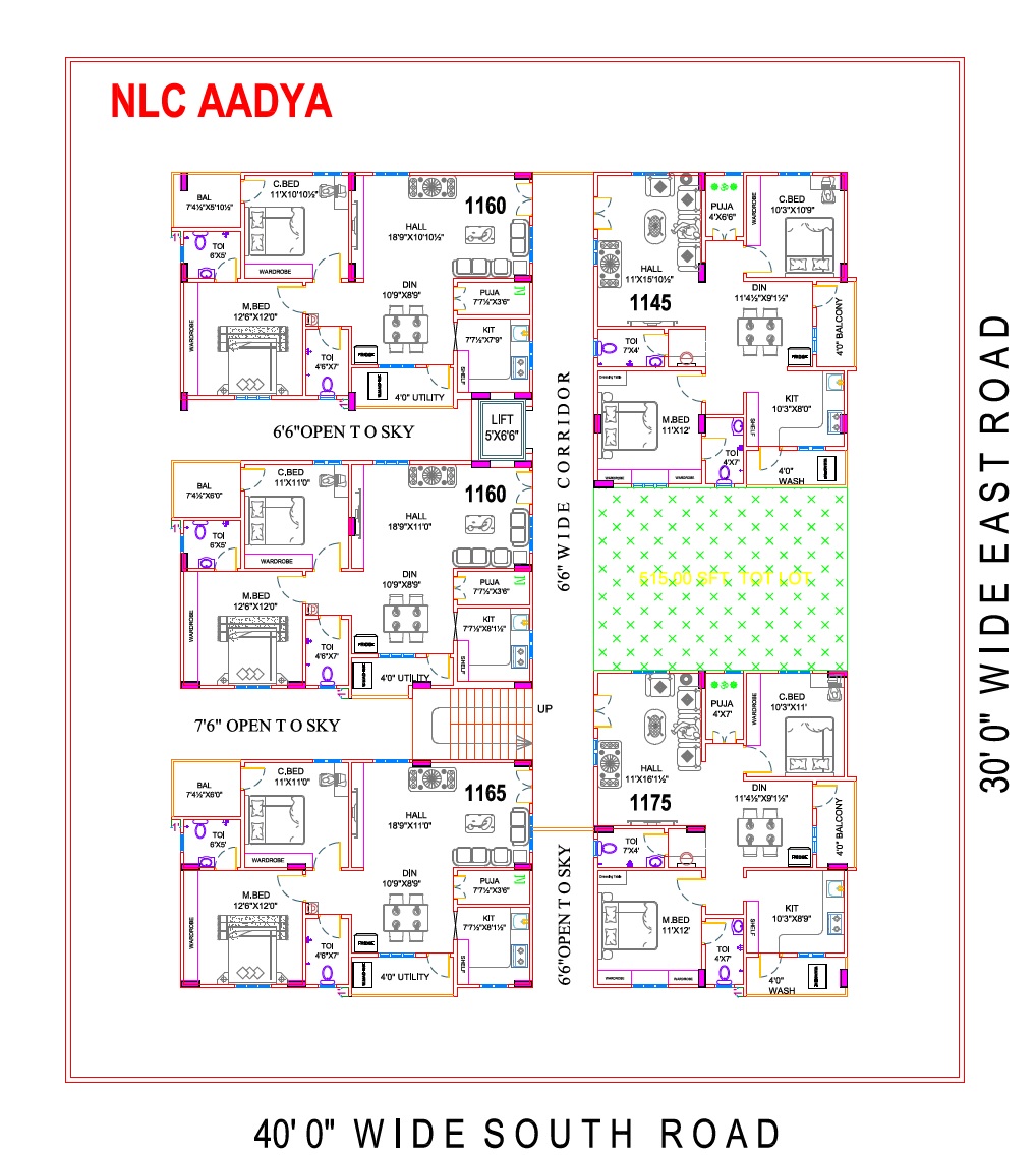 NLC Aadya Floor Plans