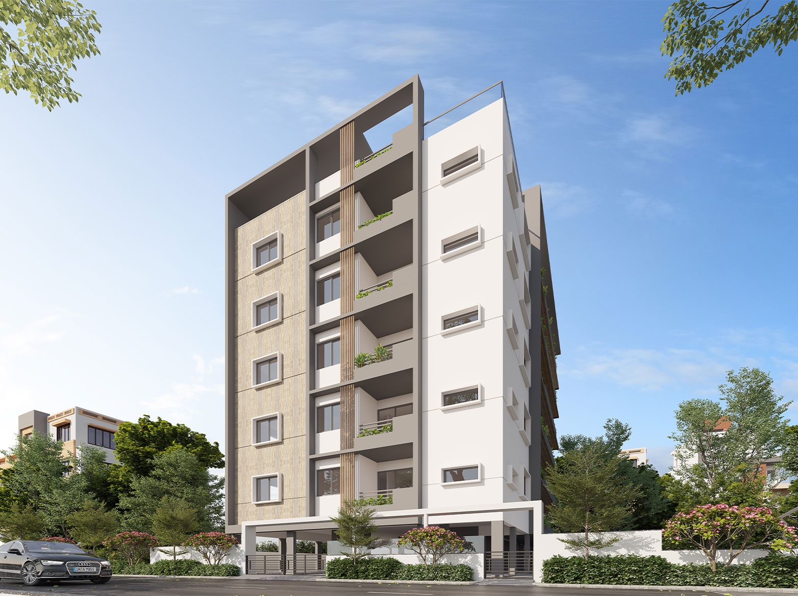 NNK Amodha Apartment Exteriors