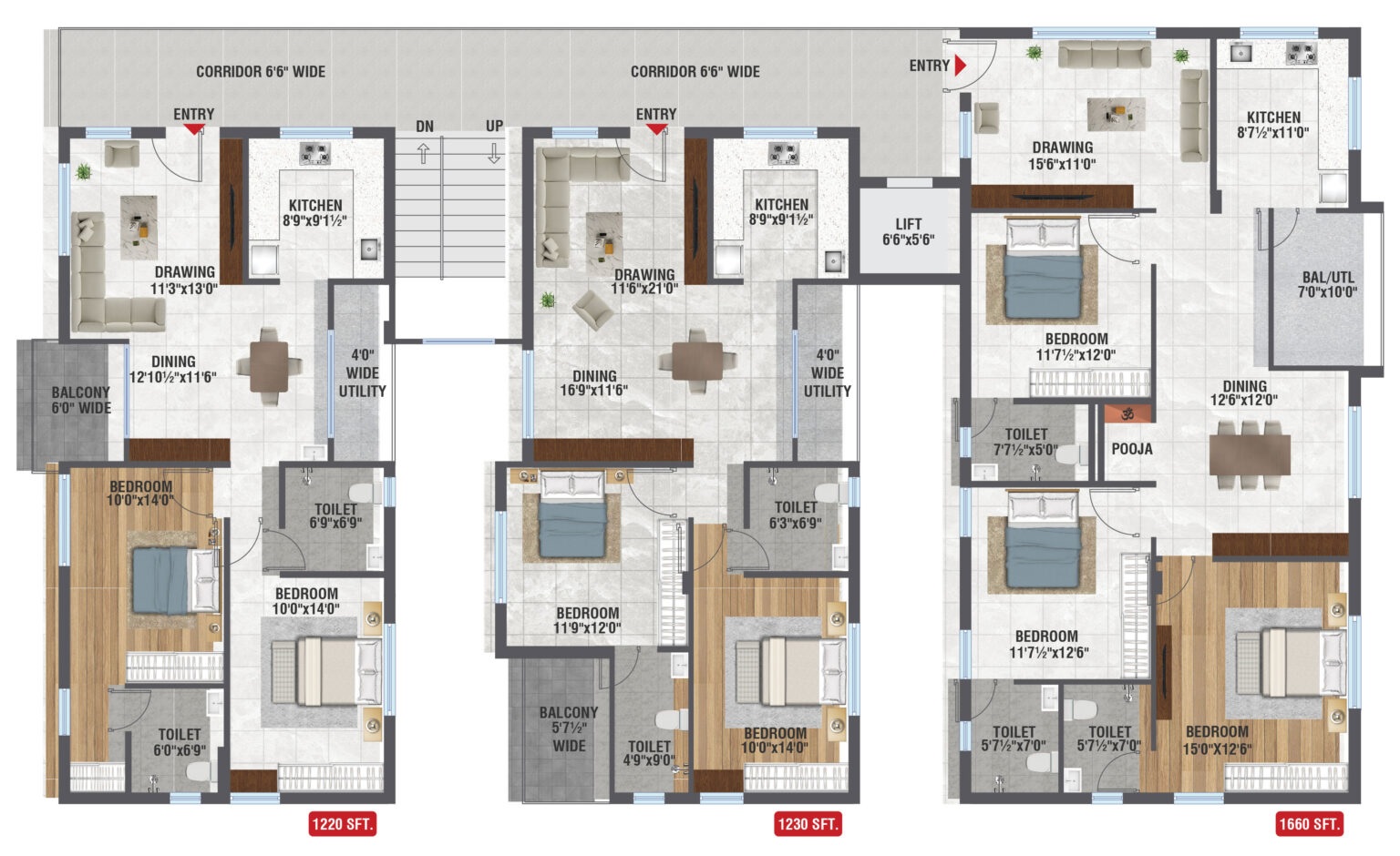 NNK Amodha Floor Plans