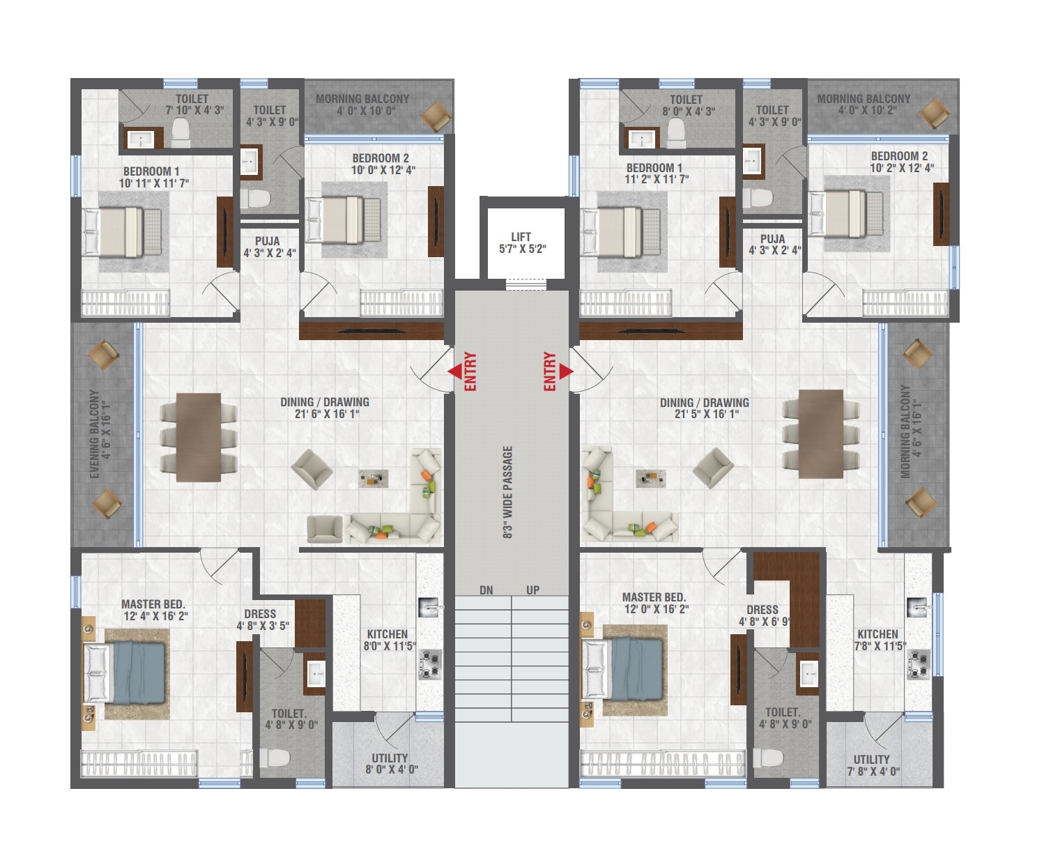 NNK Madhu Mani Vilas Floor Plans