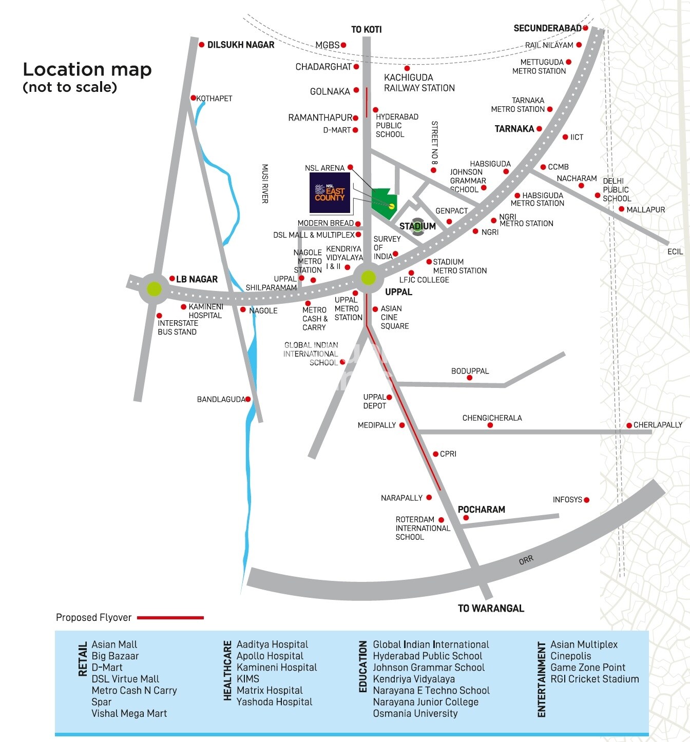 NSL East County Location Image