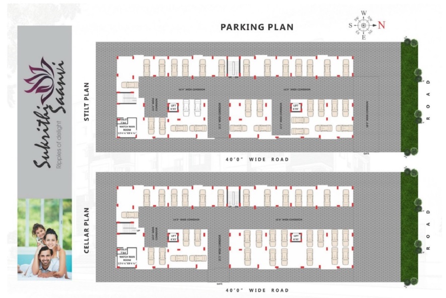 Olive Sukrithi Saanvi Floor Plans