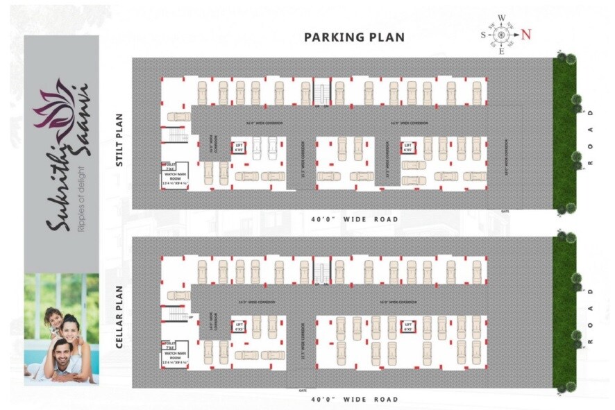Olive Sukrithi Saanvi Floor Plans