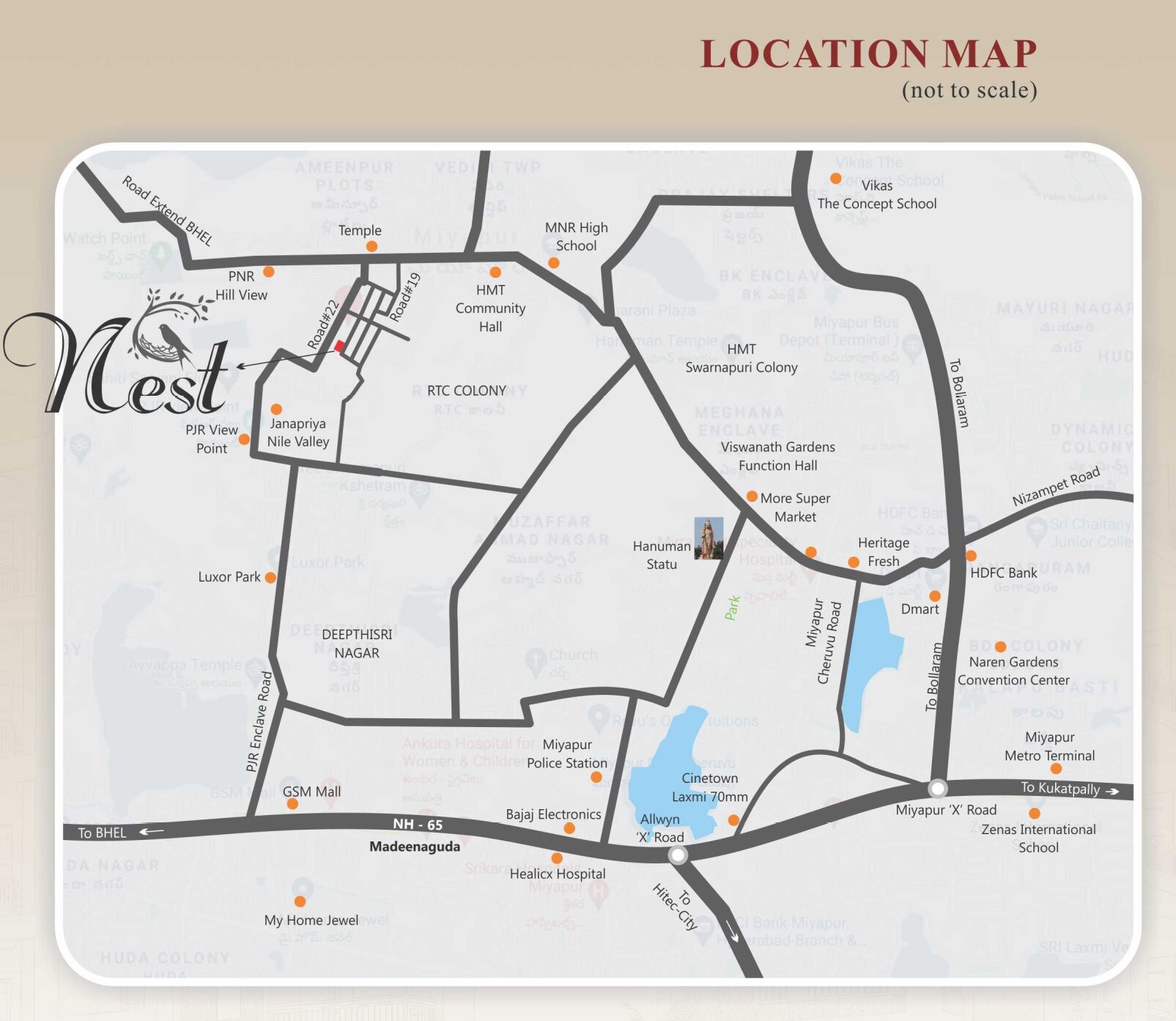 Om Sri Nest Location Image
