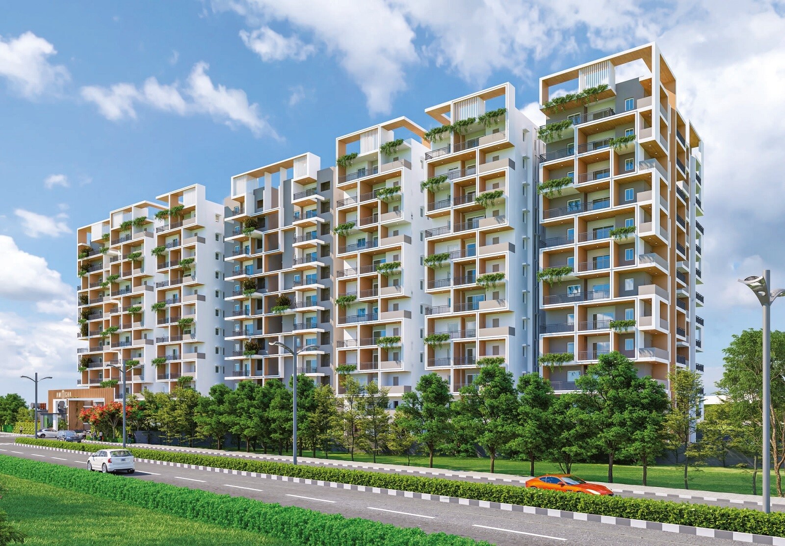Origin Amogha Apartment Exteriors