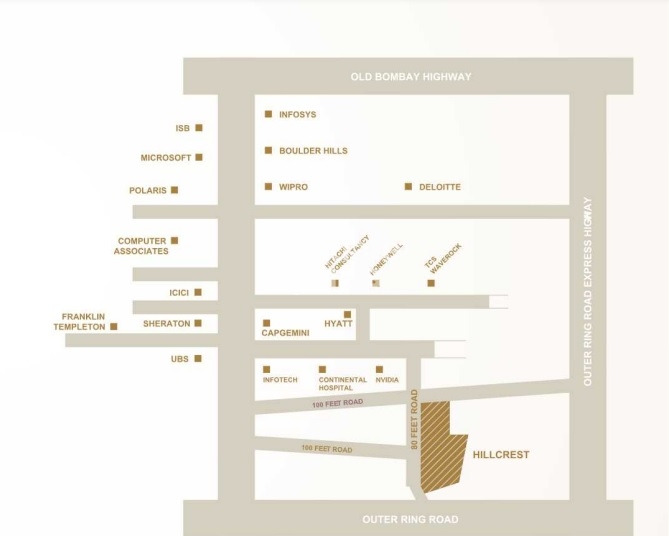 Pacifica Hillcrest Phase 1 In Gachibowli, Hyderabad - Price List 