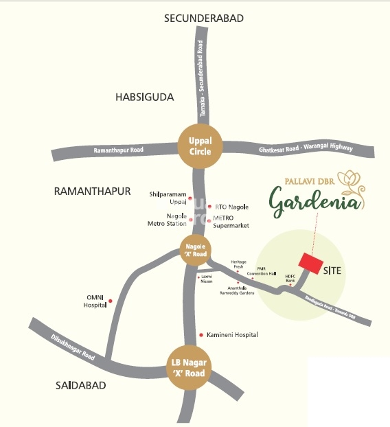 Pallavi Gardenia Location Image