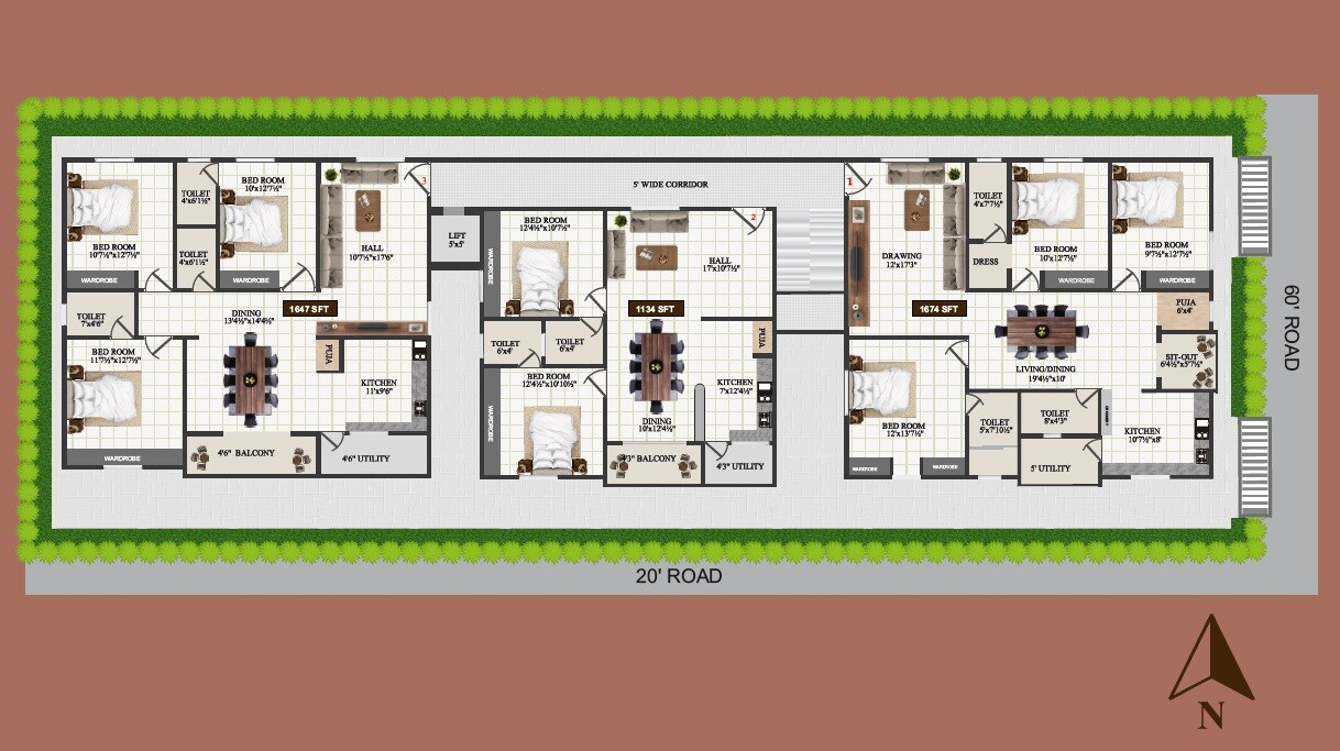 Param Navya Anmol Floor Plans