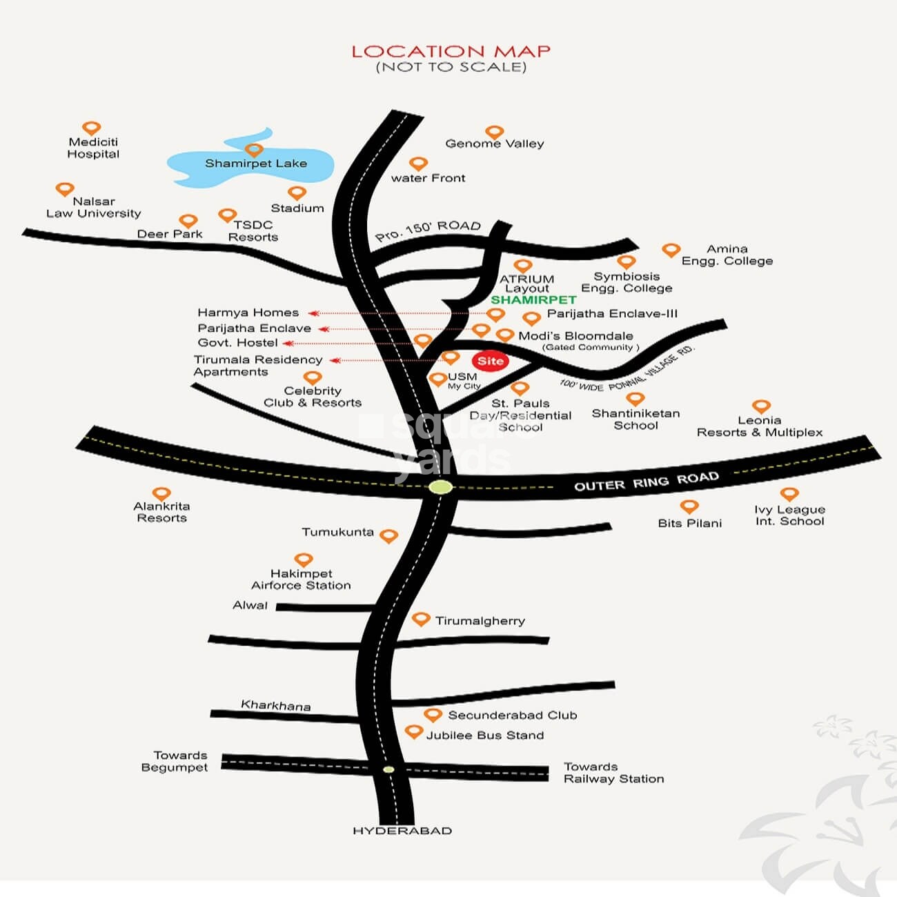 Parijatha Pride Location Image