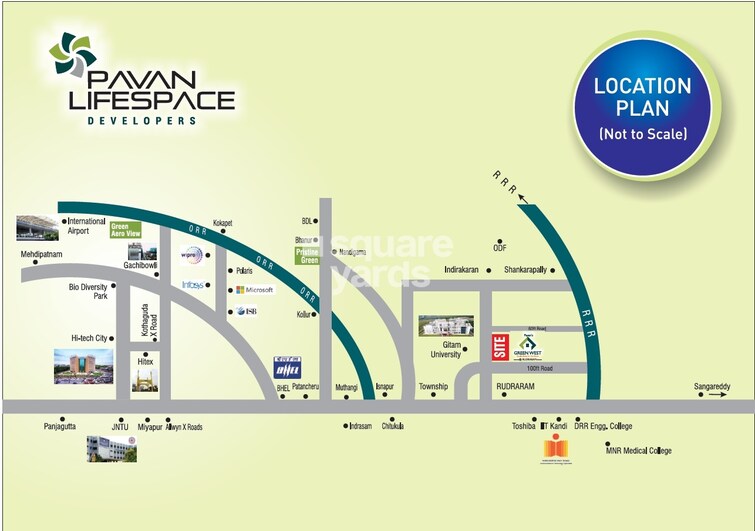Pavan Green West Location Image