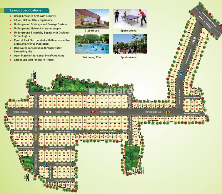 Pavan Green West Master Plan Image
