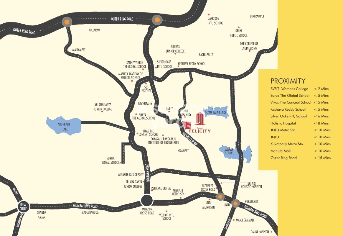 Pavani Felicity Location Image