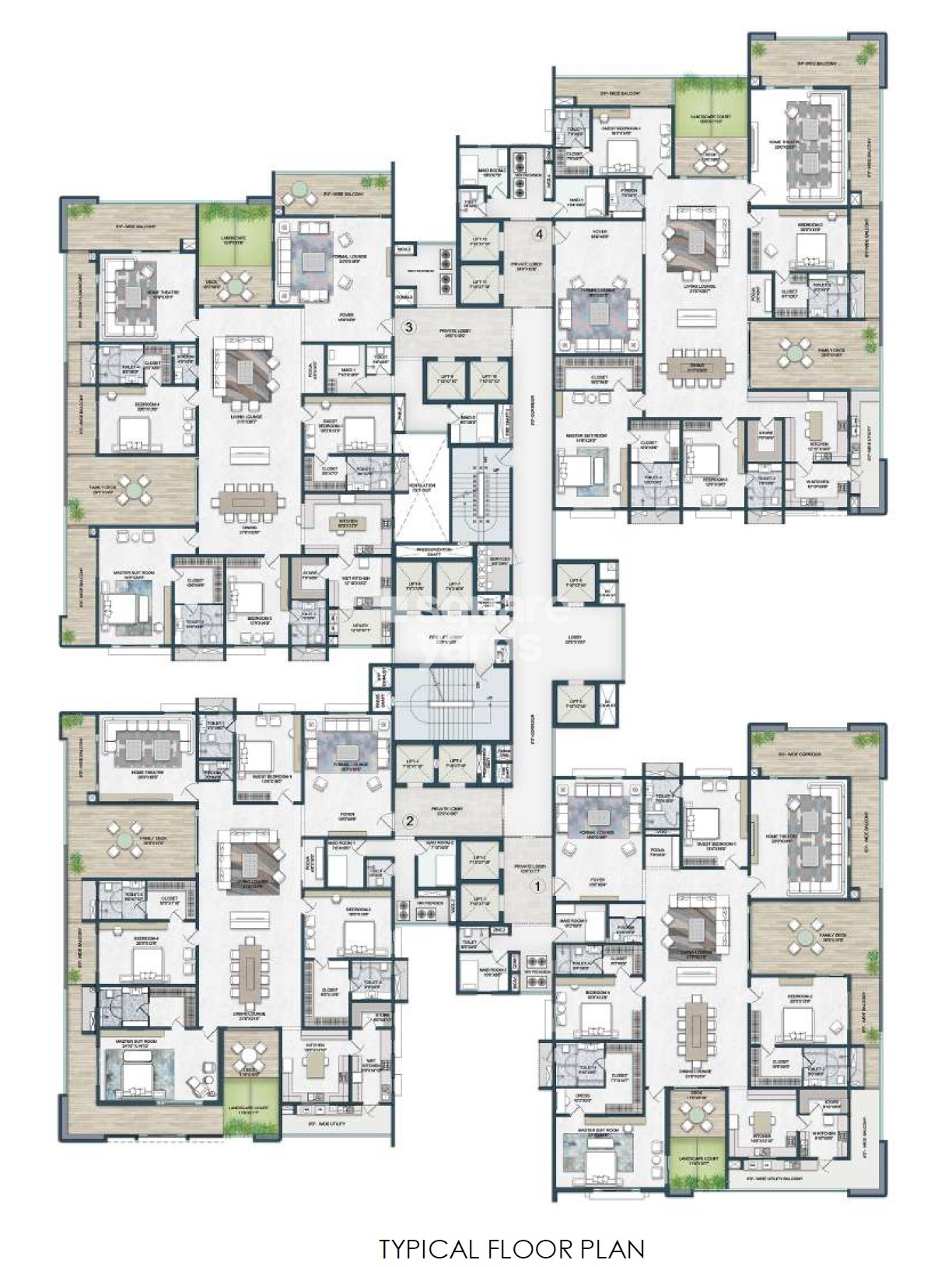 Pavani Mirai Floor Plans