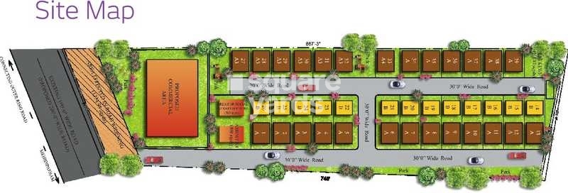 Pavani Petals Master Plan Image