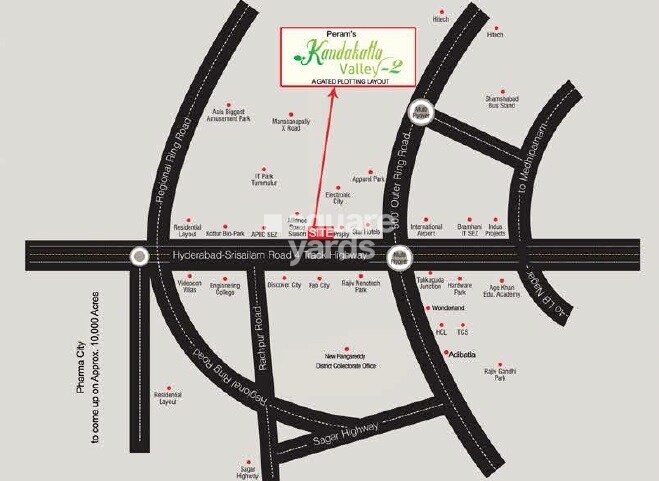 Peram Kandakatla Valley Location Image