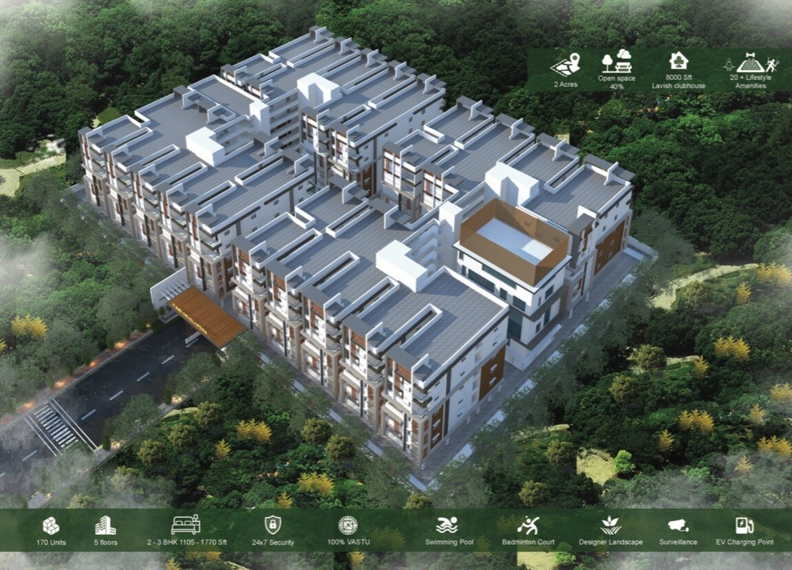 PJMR Laxmi Urbania Tower View